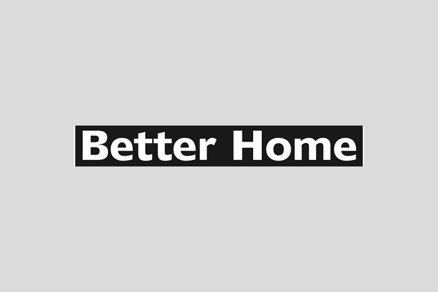 better home black and white logo