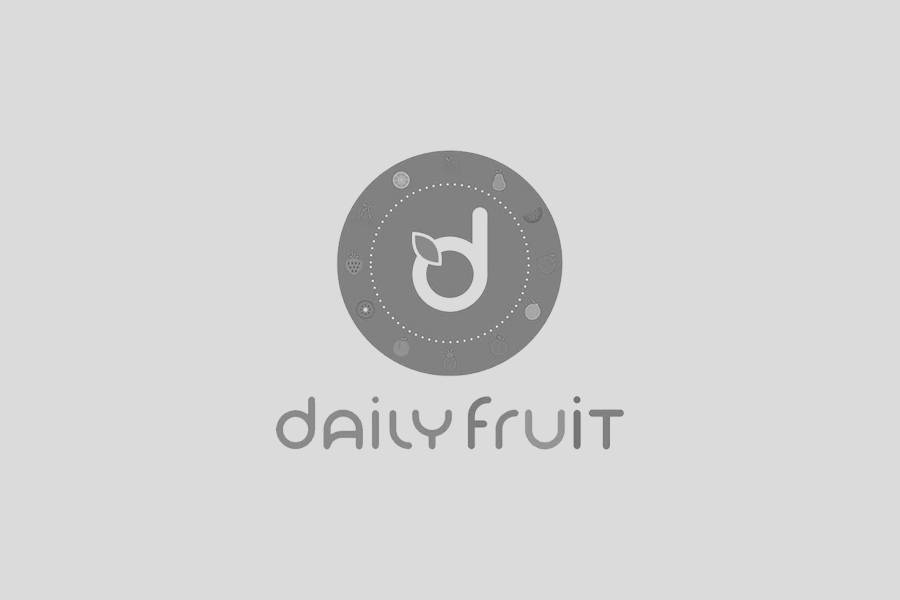 Daily fruit black and white logo