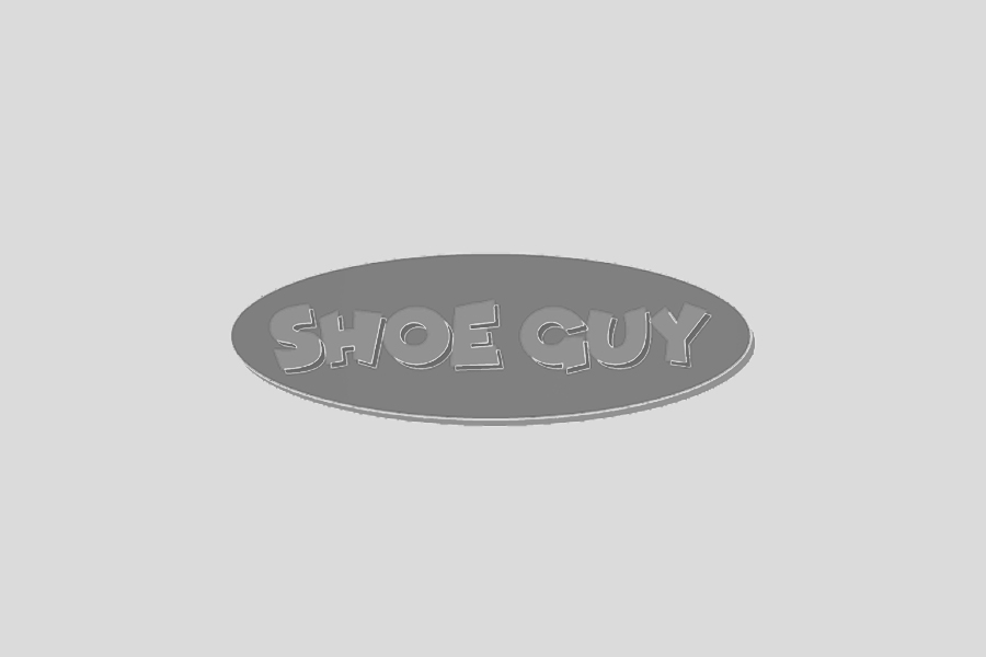 shoe guy black and white logo