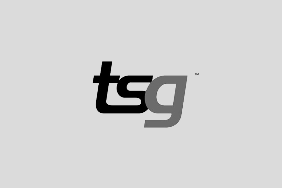 tsg black and white logo